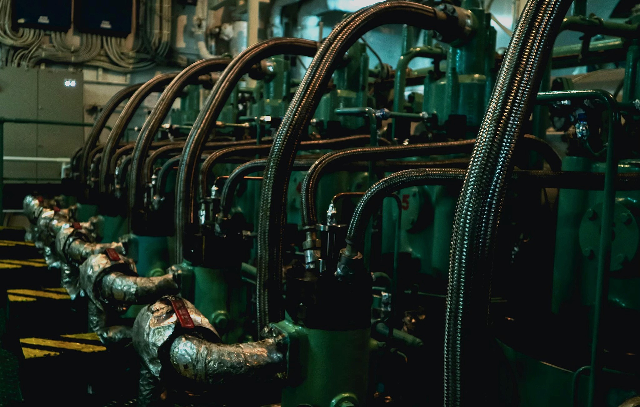 Mangueiras industriais e sistema naval