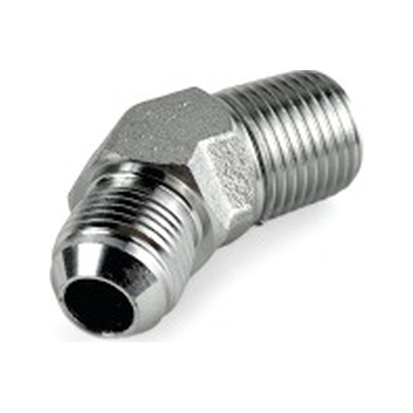 Multi Conexões NJ-COT45 — Cotovelo Macho NPT × Macho JIC 45°